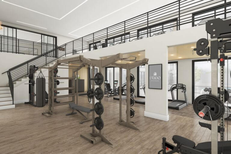 evado-apartments-summervill-in-sc-fitness-center-pictured